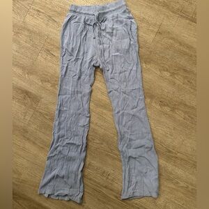 Charlotte Russe blue linen pants, size S